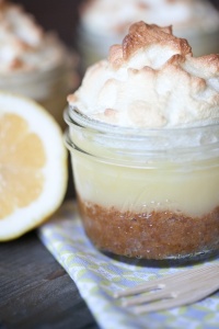 Lemon pie in a jar